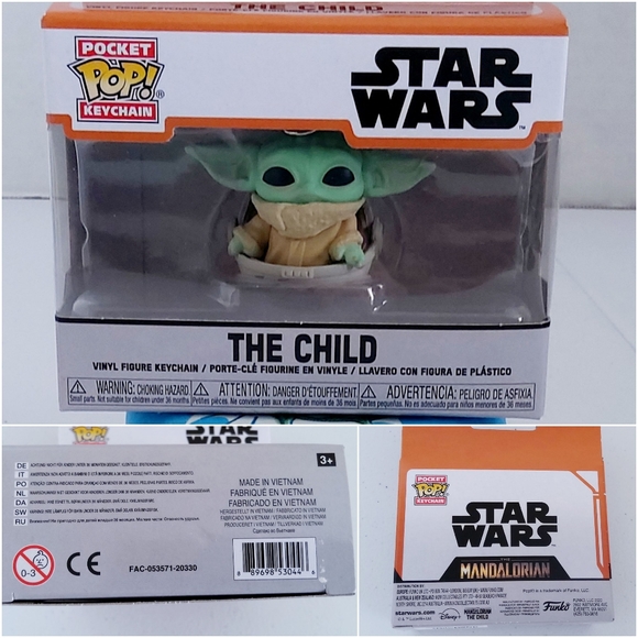 Fucko Star Wars The Child pocket pop Keychain (New) - Picture 3 of 5